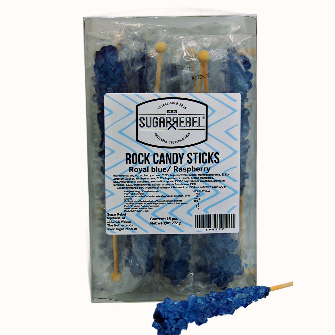 Kandij sticks framboos 16 stuks